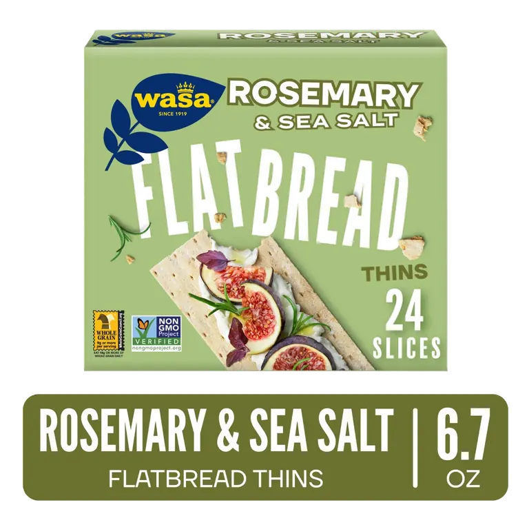 Rosemar & Sea Salt Swedish Style Flatbread Thins