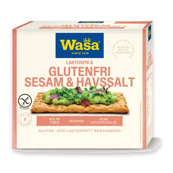Sesam&havssalt Laktos- & Glutenfri 4-pack