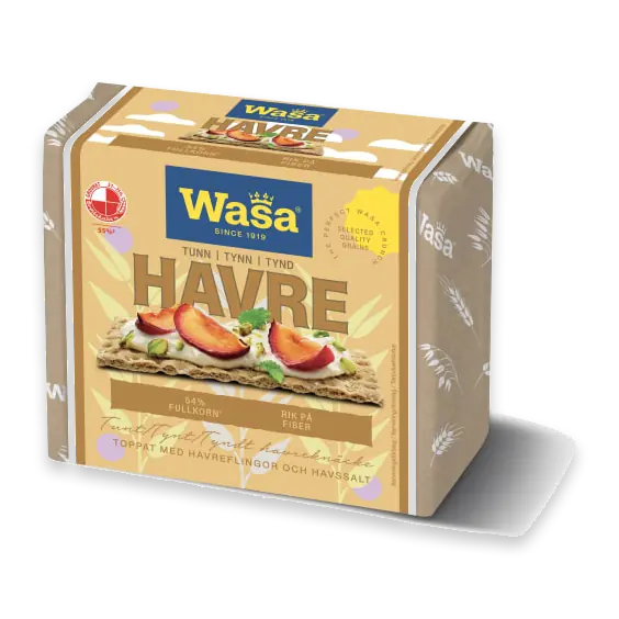 Tunn Havre Havreflingor Havsalt