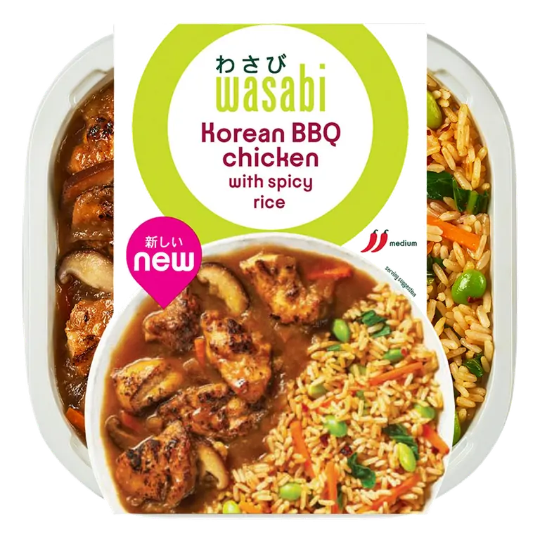 400g Korean BBQ Chicken with Spicy Rice Ready Meal