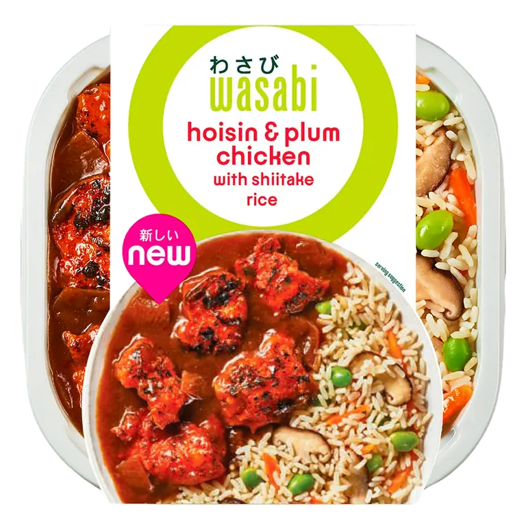 400g Shiitake Rice Hoisin & Plum Chicken Ready Meal