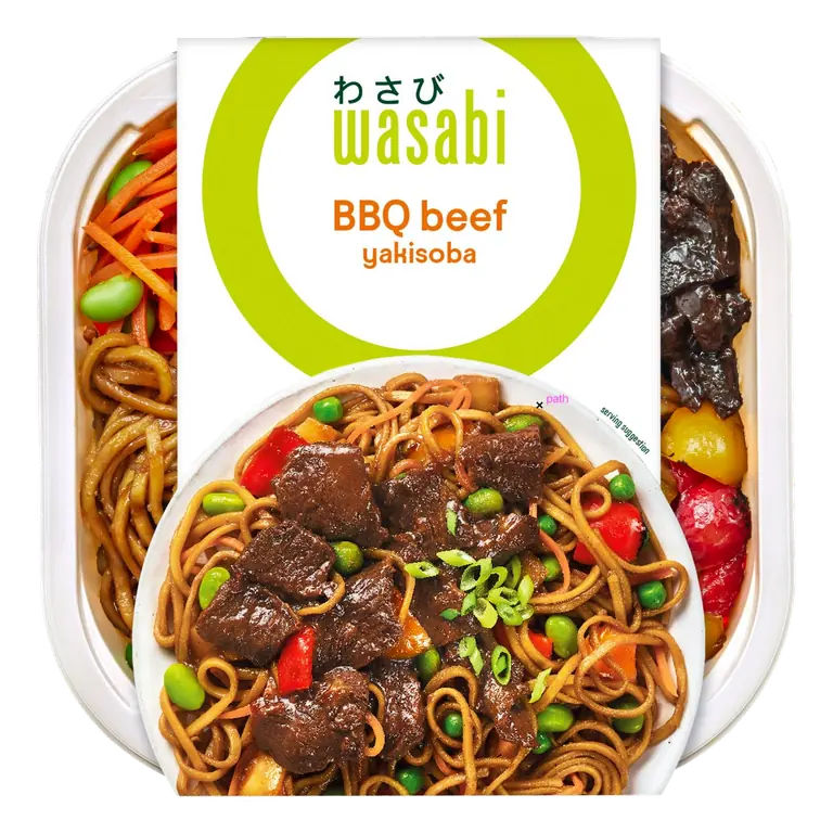 Home Bento BBQ Beef with Yakisoba Noodles 400g