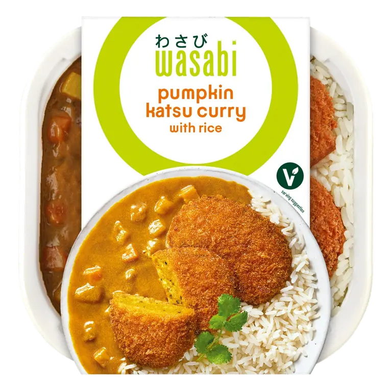 Pumpkin Katsu Curry with Rice 450g