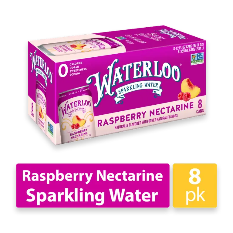 Raspberry Nectarine Sparkling Water