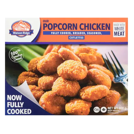 Frozen Popcorn Chicken Breaded Fully Cooked 800 g