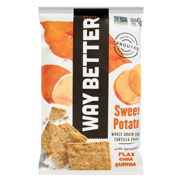 Gluten Free Sweet Potato Whole Grain Tortilla Chips