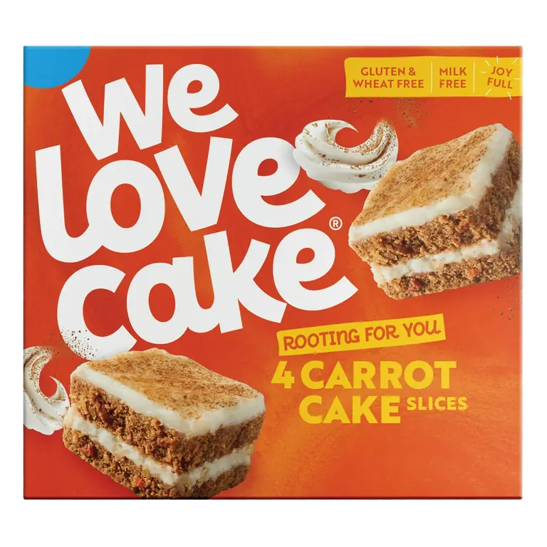 4 Carrot Cake Slices 158g