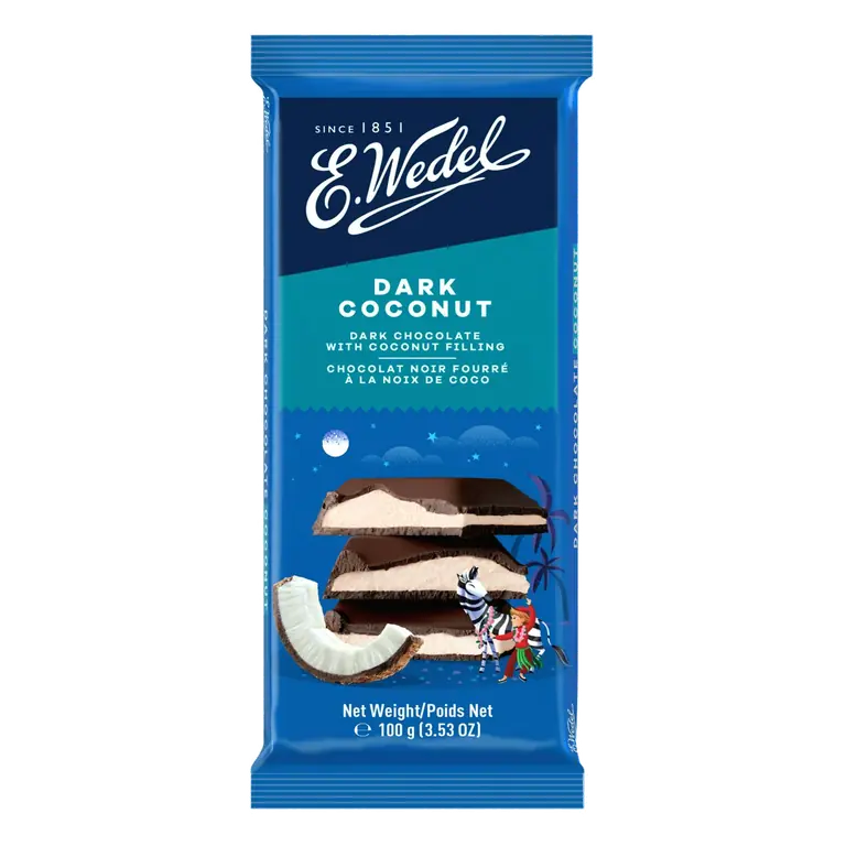Dark Chocolate With Coconut 100g