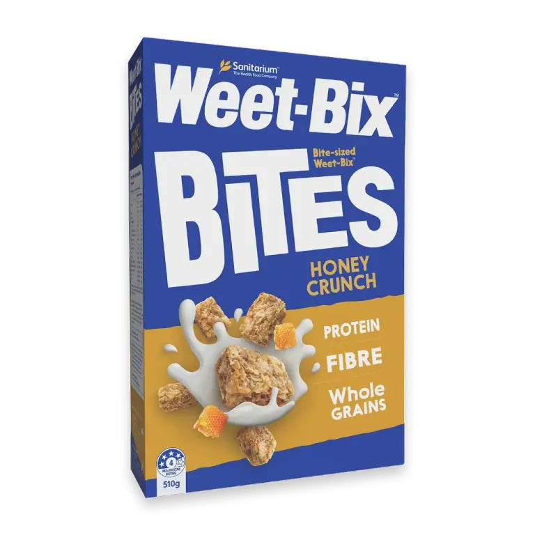 Bites Crunchy Honey Breakfast Cereal