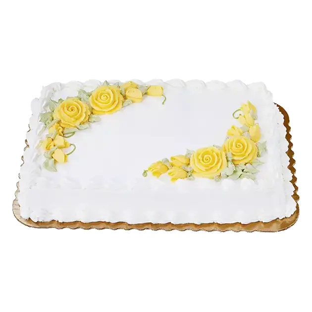 1/4 Sheet Chocolate Cake with Buttercreme: Made With No Gluten Containing Ingredients