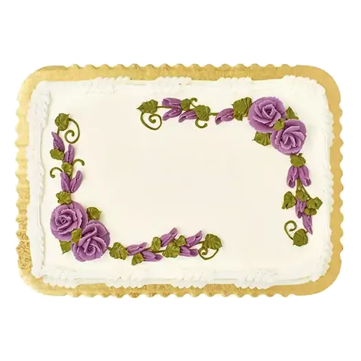 1/4 Sheet Marble Cake with Buttercreme