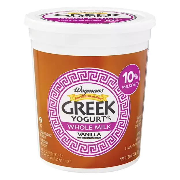 10% Greek Vanilla Whole Milk Yogurt