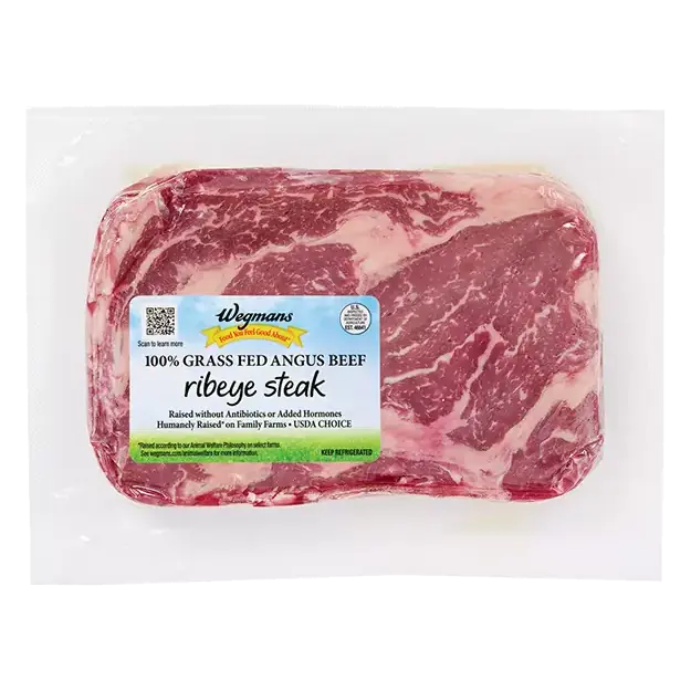 100% Grass Fed Angus Beef Ribeye Steak