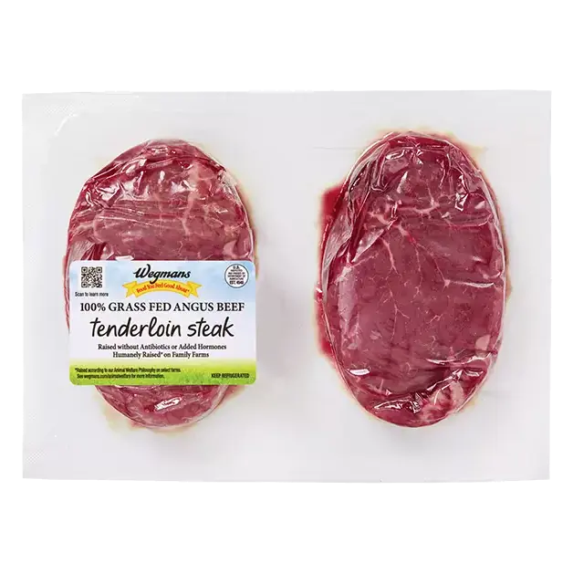 100% Grass Fed Angus Beef Tenderloin Steak