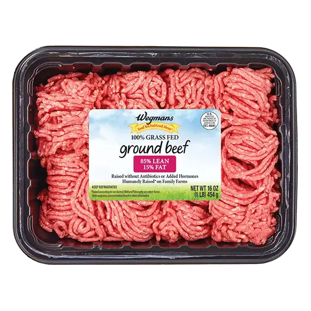100% Grass Fed Ground Beef 85% Lean 15% Fat