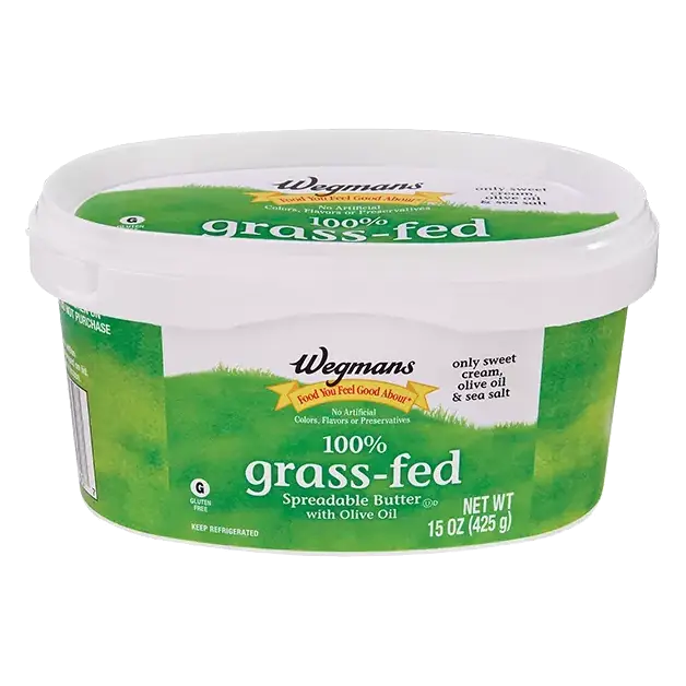100% Grass-Fed Spreadable Butter with Olive Oil