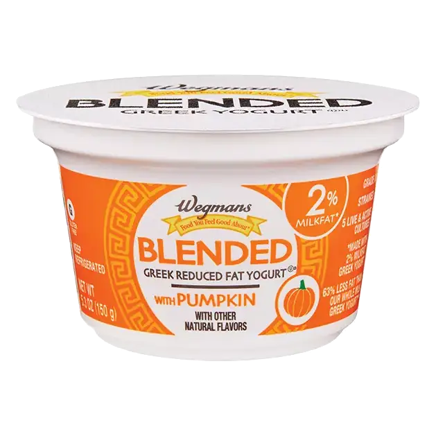 2% Blended Greek Reduced Fat Yogurt with Pumpkin