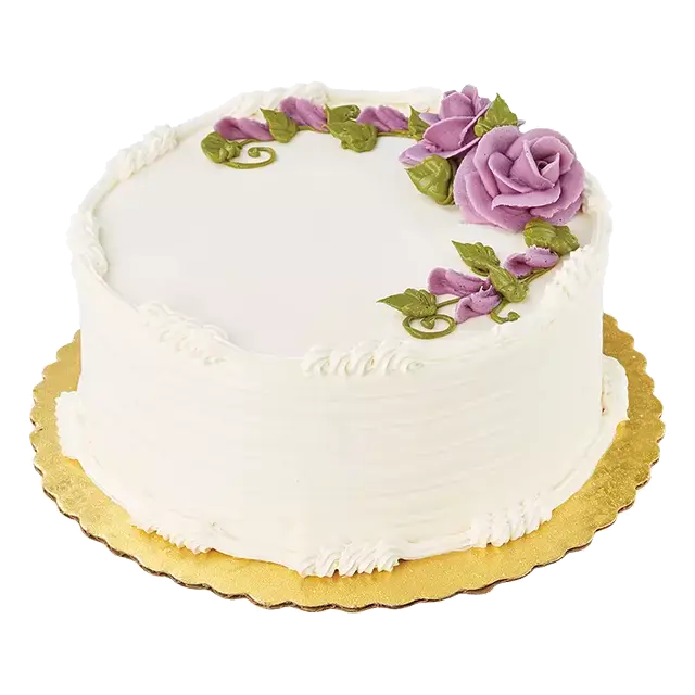 2 Layer Buttercreme Half and Half Cake