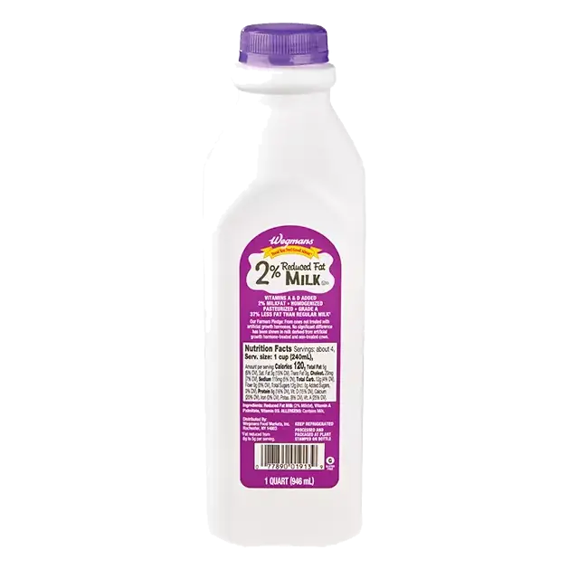 2% Reduced Fat Milk