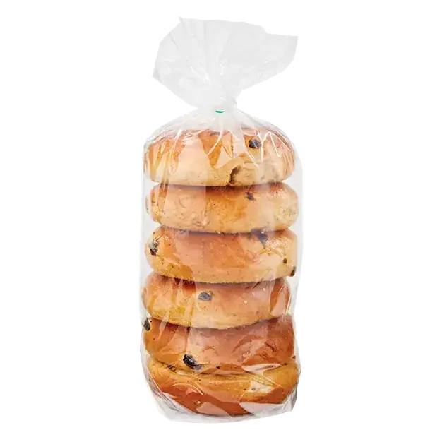 6 Pack Cinnamon Raisin Bagels