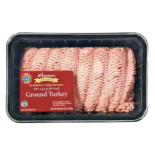94% Ground Turkey, Raised Without Antibiotics, FAMILY PACK