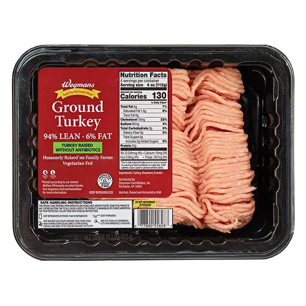 94% Lean Ground Turkey, Raised without Antibiotics