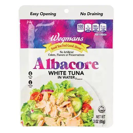 Albacore White Tuna in Water, Pouch