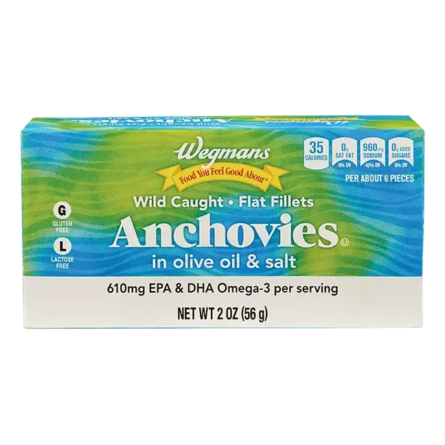 Anchovies in Olive Oil & Salt