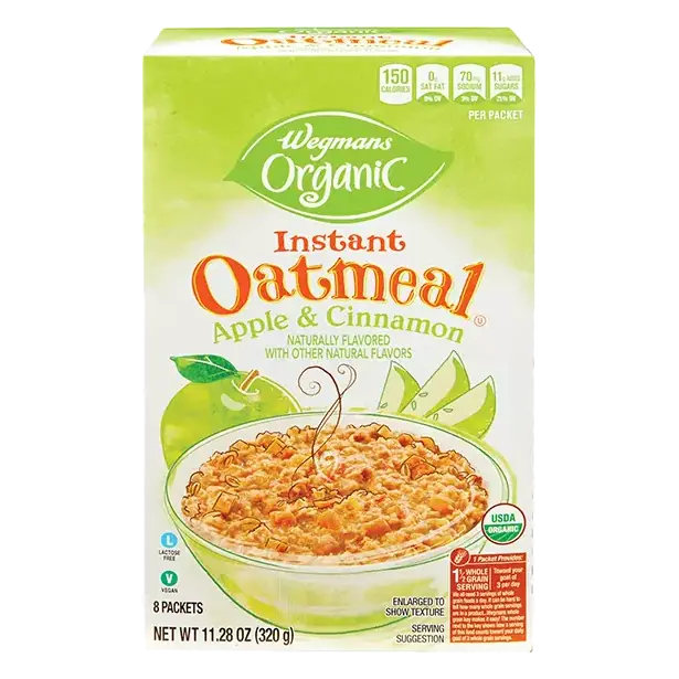 Apple & Cinnamon Instant Oatmeal