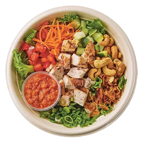 Asian Chicken Salad with Greenhouse Grown Lettuce