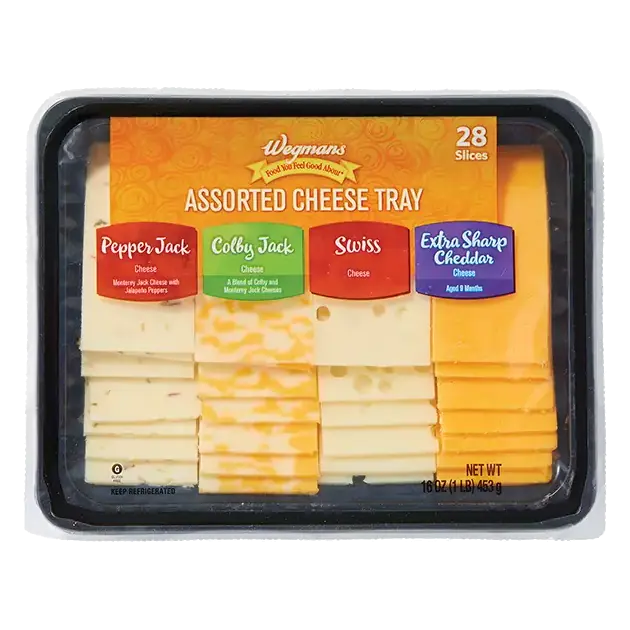 Assorted Cheese Tray, 28 Slices
