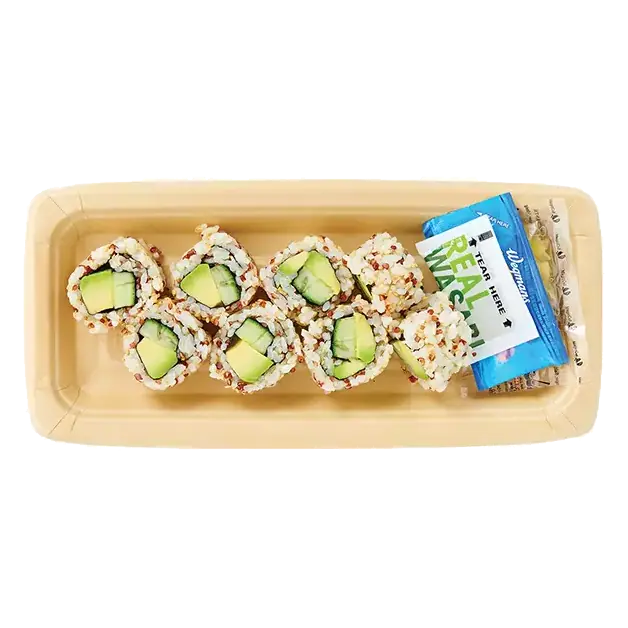 Avocado Cucumber Roll with Quinoa Brown Rice (Vegetable)