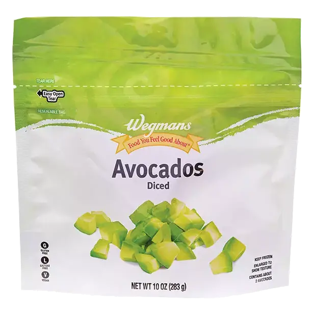 Avocados, Diced, Frozen