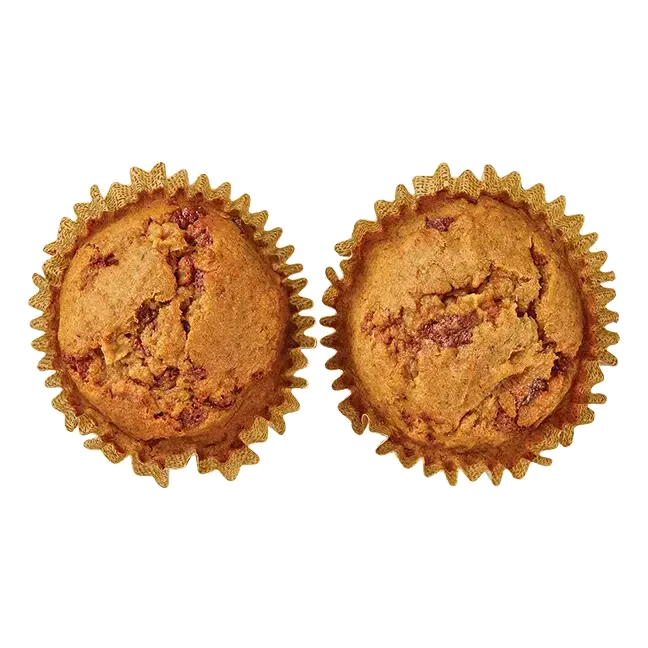 Banana Apple Oat Muffins, 2 Pack