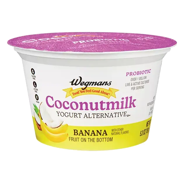 Banana Fruit on the Bottom Coconutmilk Yogurt Alternative