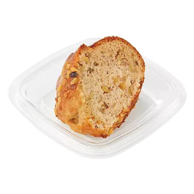 Banana Walnut Coffee Cake, Slice