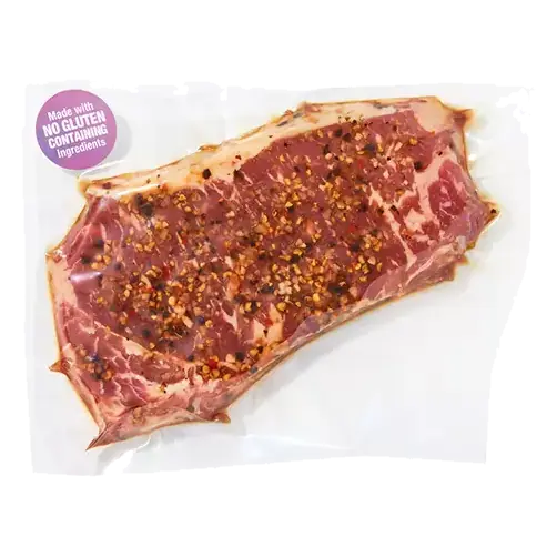 Beef Strip Steak with Cracked Pepper
