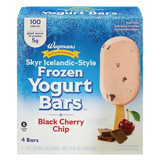 Black Cherry Chip Skyr Icelandic-Style Frozen Yogurt Bars