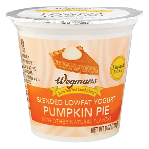 Blended Lowfat Pumpkin Pie Yogurt, Limited Edition