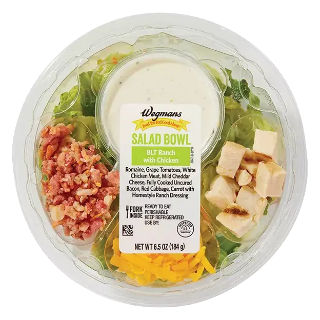 BLT Ranch with Chicken Salad Bowl