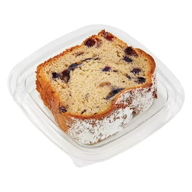 Blueberry Lemon Loaf, Slice