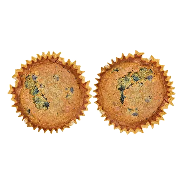 Blueberry Oat Muffins, 2 Pack