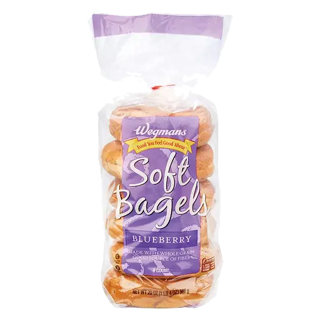 Blueberry Soft Bagel-Packaged