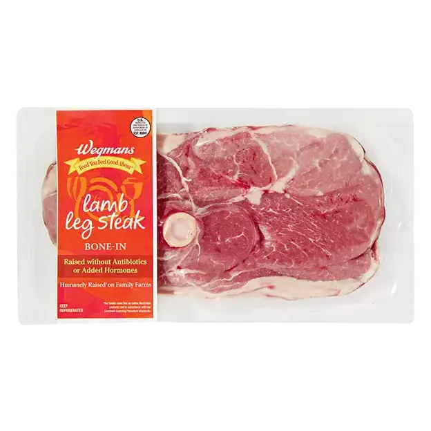 Bone-In Lamb Leg Steak, Raised without Antibiotics