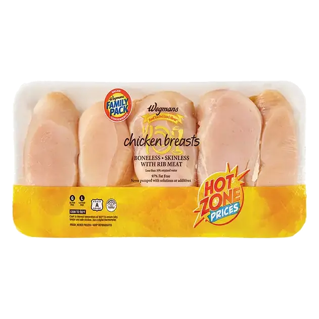 Boneless, Skinless Chicken Breasts with Rib Meat, FAMILY PACK