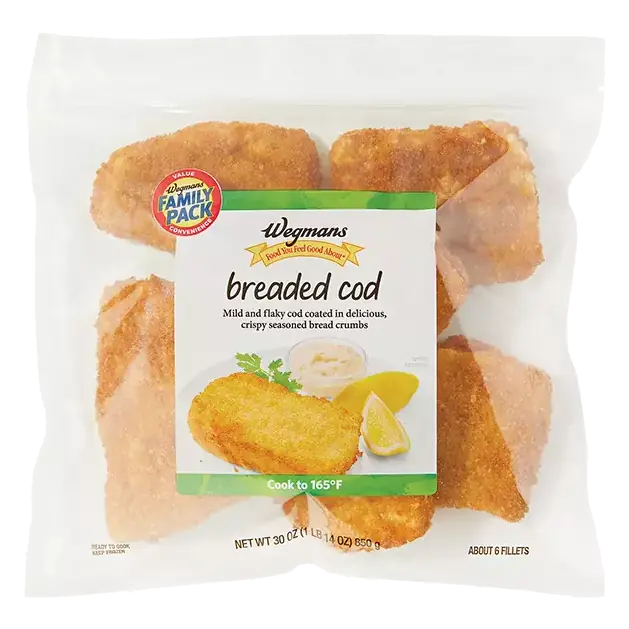 Breaded Cod Packaged 6 Count