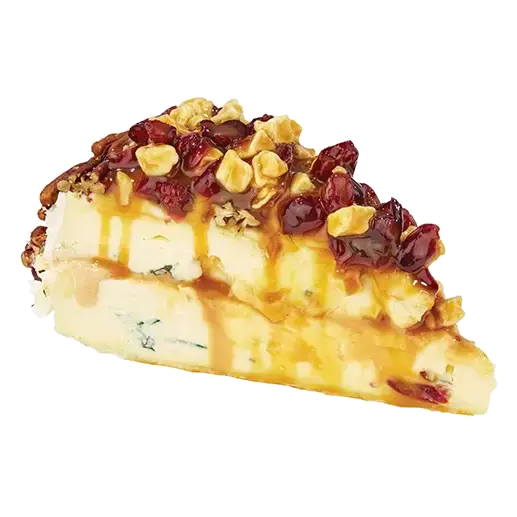 Brie with Bleu Caramel Torte