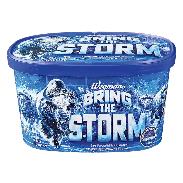 Bring The Storm Cake-Flavored White Ice Cream
