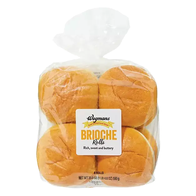 Brioche Rolls, 8 Pack