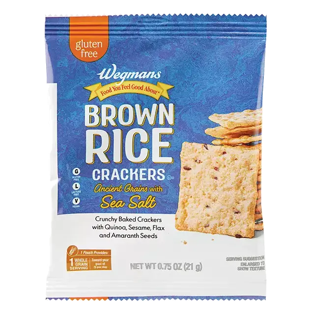 Brown Rice Crackers, Ancient Grains with Sea Salt